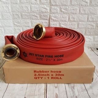 Jual Fire Hose Rubber Red X M Selang Hidran Hydrant Coupling