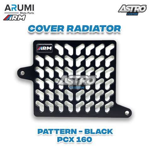 Jual Cover Radiator Vario Pcx Full Cnc Arumi Arm Moto Parts