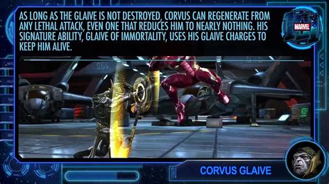 Marvel Contest Of Champions Corvus Glaive Marvel Video Dailymotion