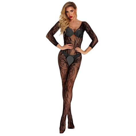 Yotmkgdo Valentines Day Lingerie Womens Transparent Pajamas Underwear Mesh Bodystockings