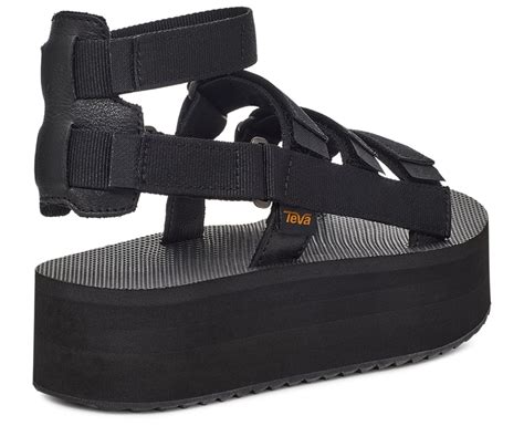 Teva Women S Flatform Mevia Black 5