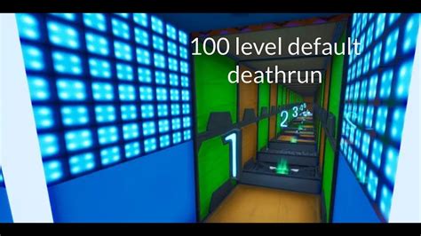 100 Level Default Deathrun Fortnite Creative Youtube