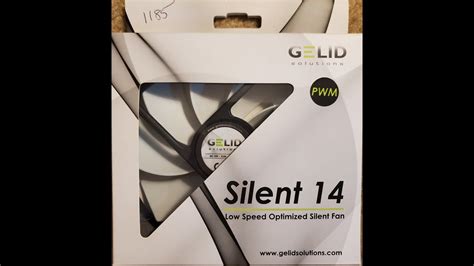 Gelid Solutions Silent 14 PWM Fan Review, Pt 1 - YouTube