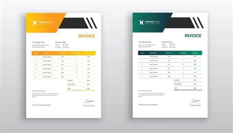 Premium Vector Creative Modern Invoice Template For Your Business