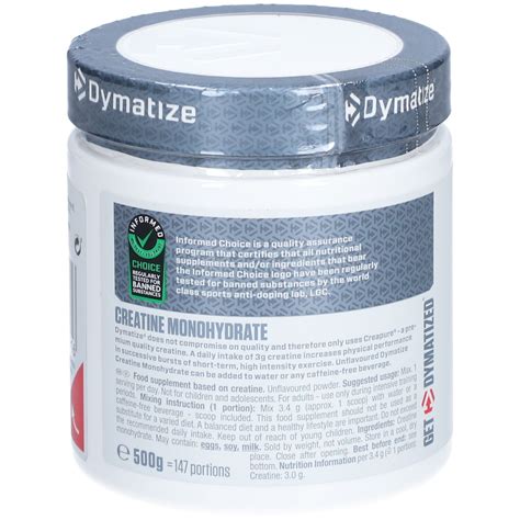Dymatize® Creatin Monohydrat 500 g - Shop Apotheke