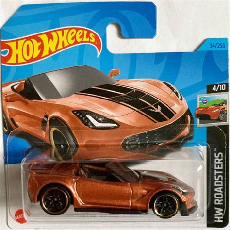 Hot Wheels Corvette C Z Convertible Metallic Brown Scale