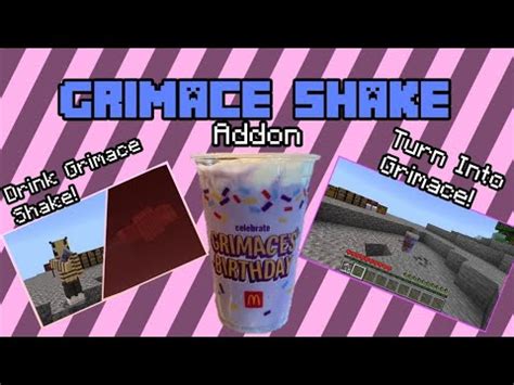 Hyper Realistic Grimace Shake In Minecraft Youtube