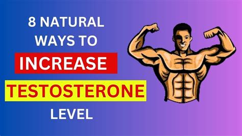 8 Simple Steps To Increase Testosterone Levels Youtube