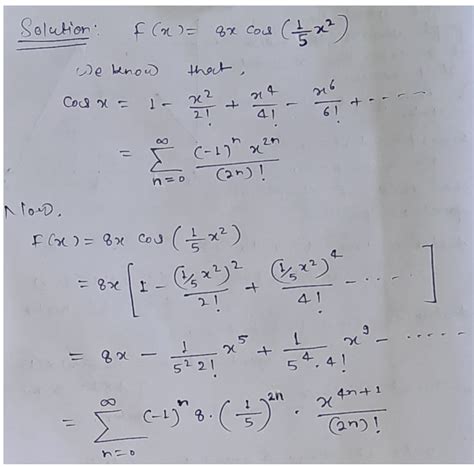 Solved Use A Maclaurin Series In This Table To Obtain The Maclaurin