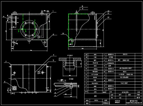 油箱（2004版本）autocad 2004模型图纸下载 懒石网