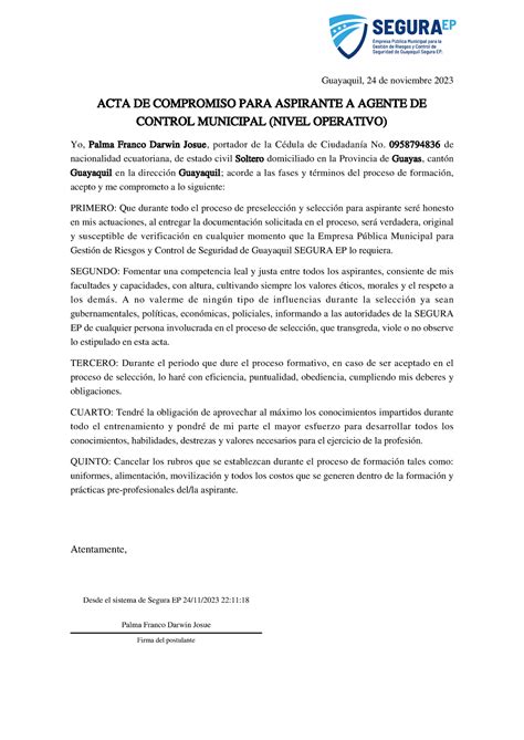 ACTA Compromiso 0958794836 ANEXO Guayaquil 24 De Noviembre 2023 ACTA