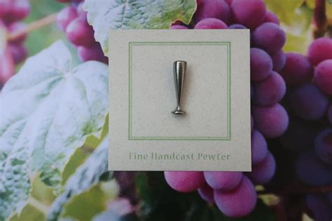 Wine Flute Lapel Pin Lapelpinplanet