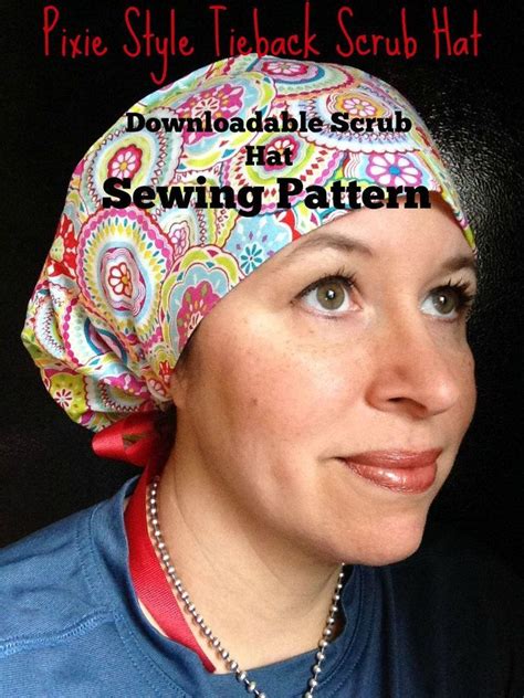 Simple Scrub Cap Step By Step Tutorial With Free Pattern 581 Hat