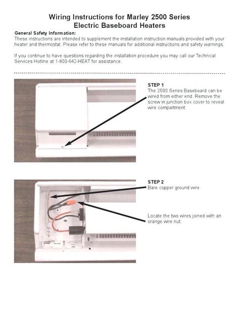 Cadet Baseboard Heater Install