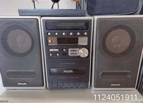 Minicomponente Philips Mc 130 Reproductor Cd Cassette En Venta En