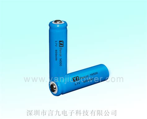 14500 Cylindrical Li Ion Battery With 600 800mah 37v China