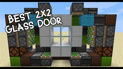 Minecraft Glass Door