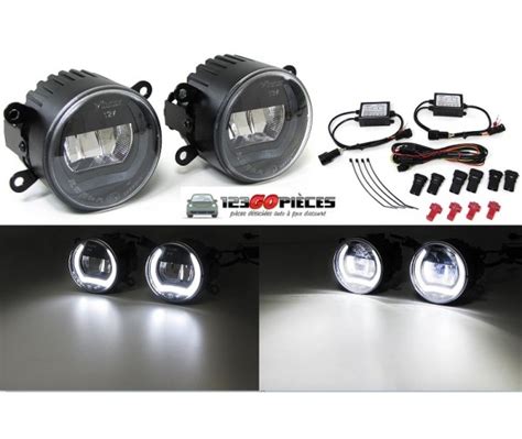 Kit Phares Antibrouillards Avants Led Feux De Jour Led Universel