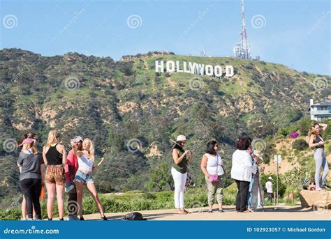 Hollywood Sign in Los Angeles Editorial Photography - Image of griffith ...