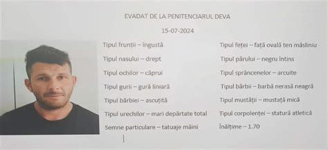 Un De Inut Condamnat Pentru Furt Calificat A Evadat De La Penitenciarul