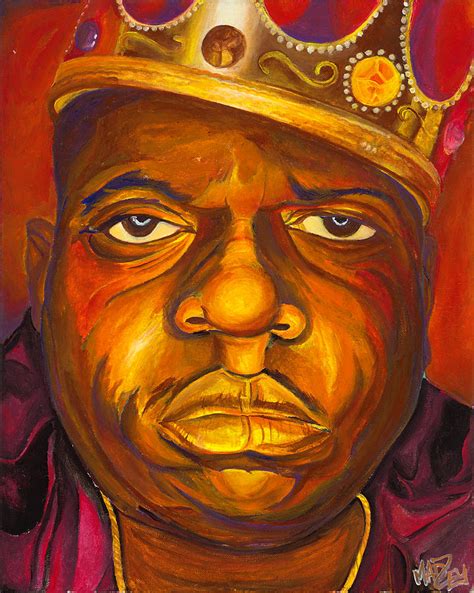 The Notorious Big Painting By Ethan Madzey Fine Art America