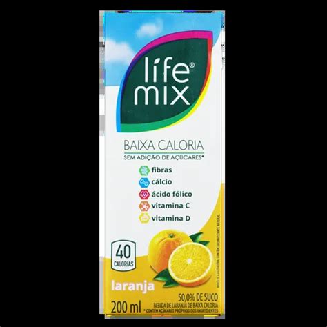 Bebida Funcional Laranja Life Mix Caixa Ml