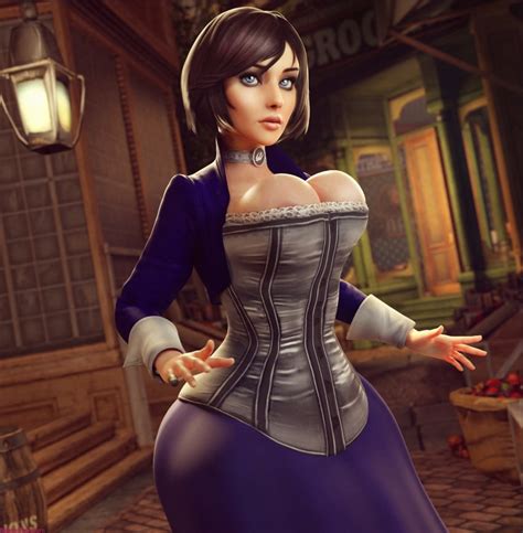 Rule 34 3d Big Breasts Bioshock Bioshock Infinite Blue Eyes Bolero