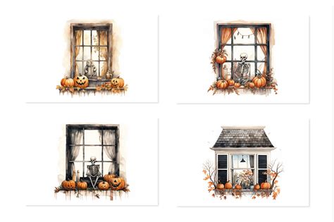 Halloween Window By artsy-fartsy | TheHungryJPEG