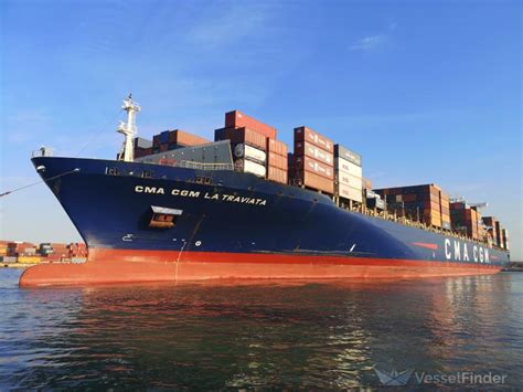 Cma Cgm La Traviata Container Ship D Tails Du Bateau Et Situation