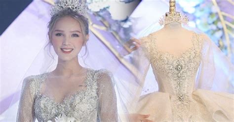 Váy cưới đính viên đá giá tỷ của Xoài Non hot trở lại khoảnh khắc xinh như công