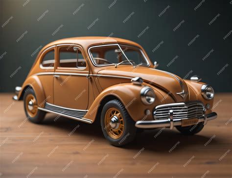 Premium AI Image | Classic car miniature sports car vector illustration