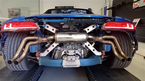 AUDI R8 V10 SUPERSPRINT ACTIVE VALVE EXHAUST BY GROUPA MOTORSPORT