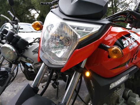 Estrobos Motocicleta Led Con Base Par Mm Brillantes Mercado Libre