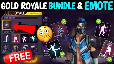 New Gold Royale Bundle And Emote Kitna Spin Mein Nikalega Next Gold Royale Bundle Emote Free