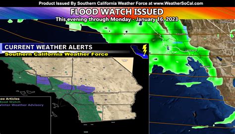 Flood Watch Reissued for Parts of Southern California with Second Storm ...