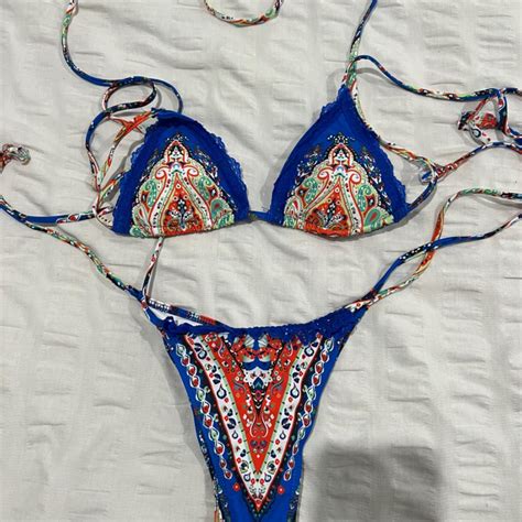 Bikini Set Size Medium Brand New With Hygiene Depop