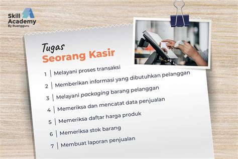 Mengenal Tugas Dan Cara Menjadi Kasir Yang Baik Images