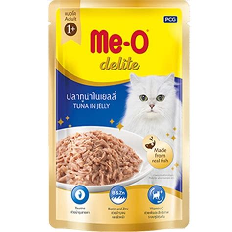 Me O Delite Wet Food For Adult Tuna In Jelly 80g Pack Of 12 Amazon