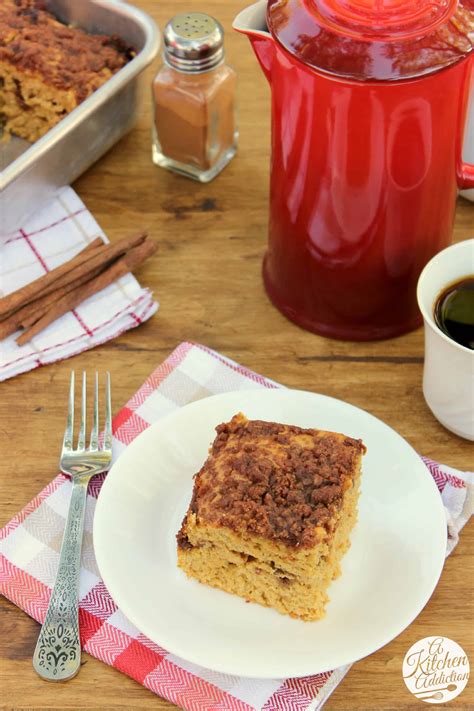 Maple Cinnamon Pumpkin Coffee Cake A Kitchen Addiction