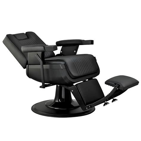 Cadeira De Barbearia Reclinável - Comprar Poltrona Cadeira de Barbeiro Reclinável Cadillac All Black - a ...