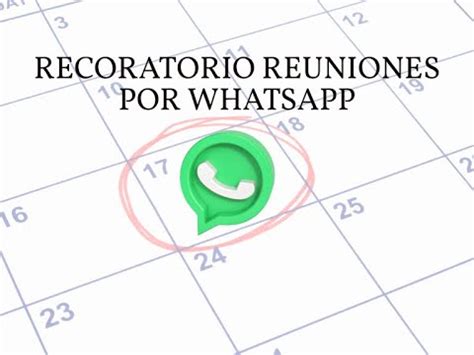 Avisos Reuniones Por WhatsApp YouTube