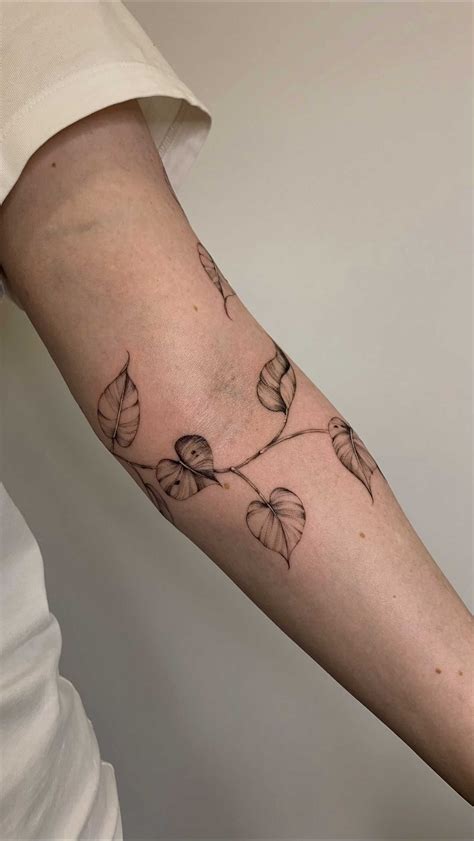 Share More Than 56 Pothos Plant Tattoo Super Hot Incdgdbentre