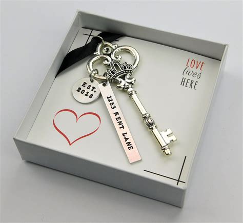 New Home Ornamentfirst Home Key Ornament Personalized Housewarming