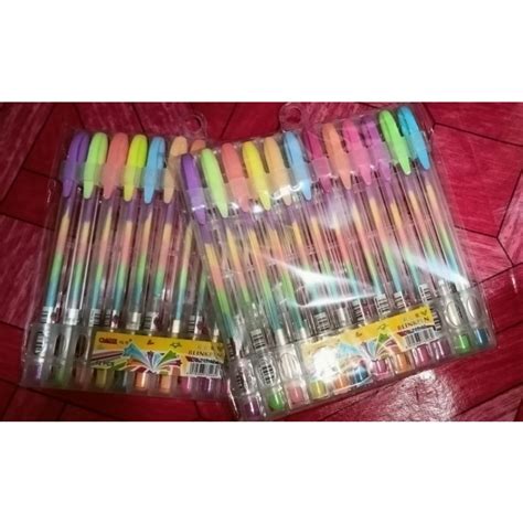 Jual PULPEN GEL RAINBOW BOLPOIN GEL BALLPOINT GEL RAINBOW