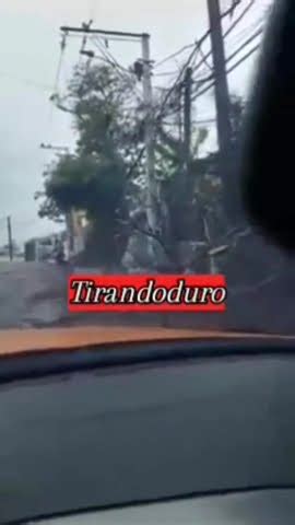 En Nagua un tornado derribó varios árboles destruyó Negocio y algunos