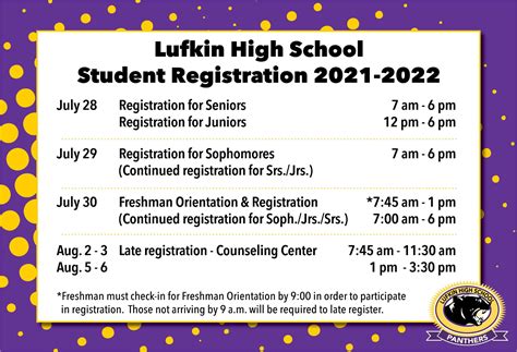 LHS Registration Info for 2021-22, Updated to Include Student Vaccine ...