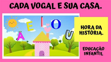 Hist Ria Vogais Cada Vogal E Sua Casa Educa O Infantil Youtube