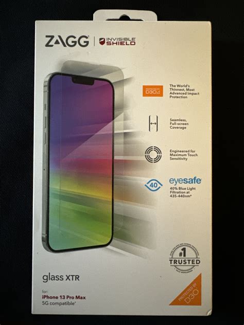 Zagg Invisible Shield Glass Xtr Screen Protector For Apple Iphone