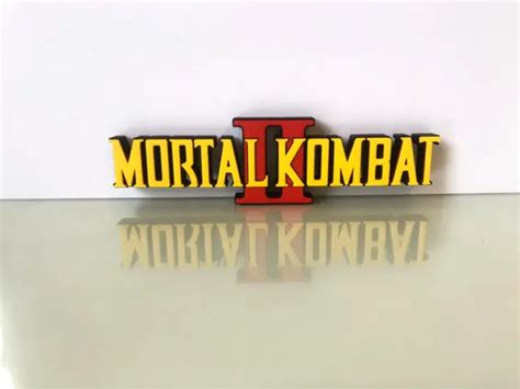 Mortal Kombat Logo Video Game Mk Arcade Jax Sub Zero Scorpion Liu