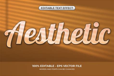 Aesthetic Text Effect Graphic By Alfaruki Design Creative Fabrica